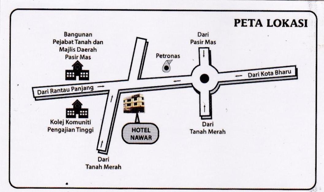 Hotel Nawar Pasir Mas Exterior foto